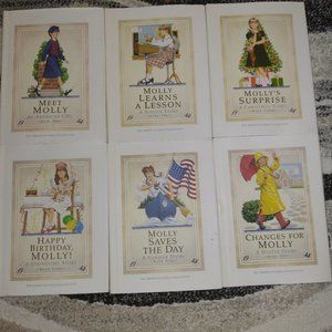 Vintage American Girl Molly Hardcover 6 Book Complete Set